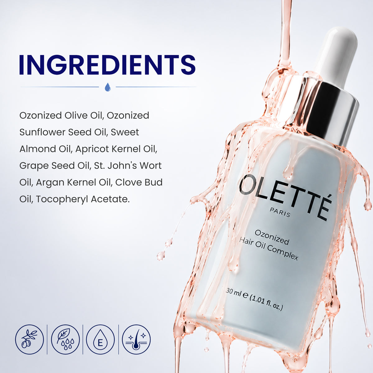 OLETTÉ PARIS Ozonized Hair & Scalp Oil