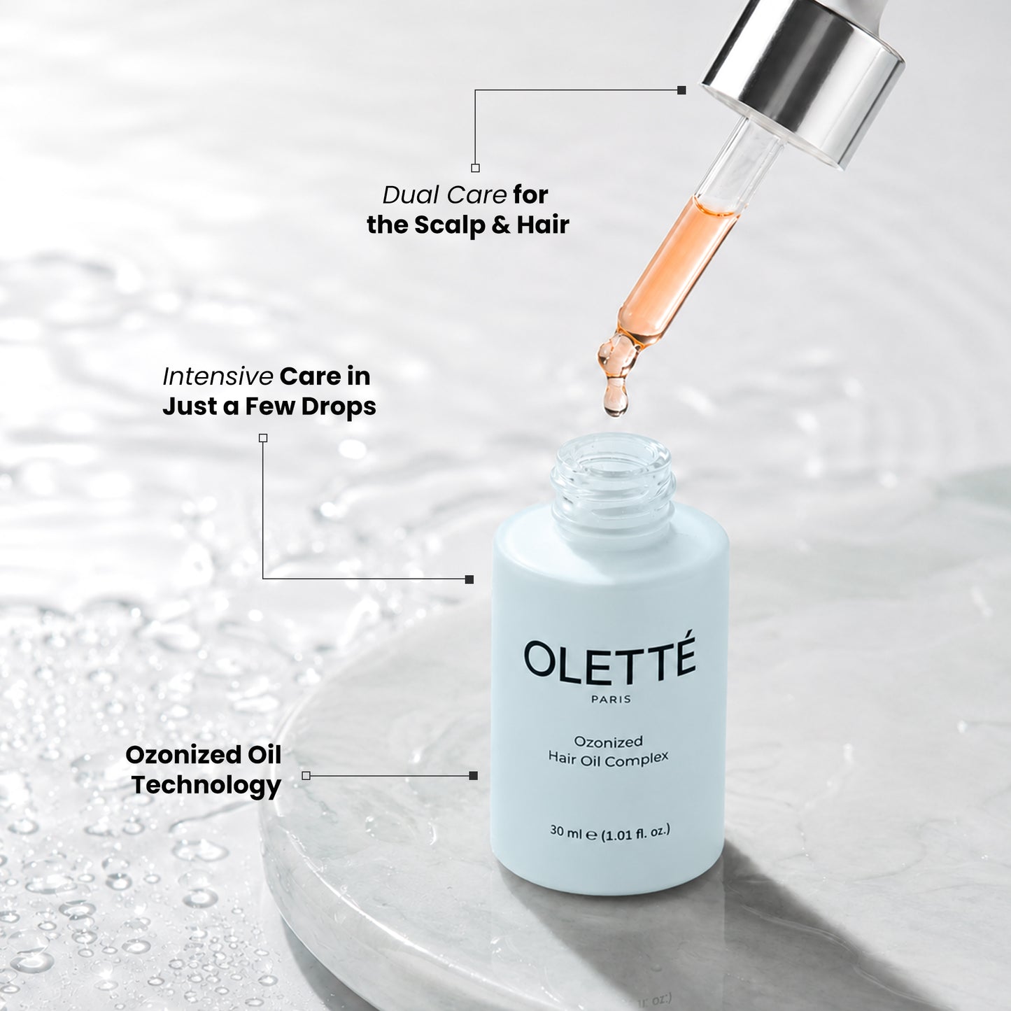 OLETTÉ PARIS Ozonized Hair & Scalp Oil
